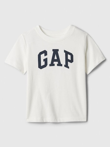 White Crew Neck Logo Short Sleeve T-Shirt (Newborn-5yrs) (575055) | £8
