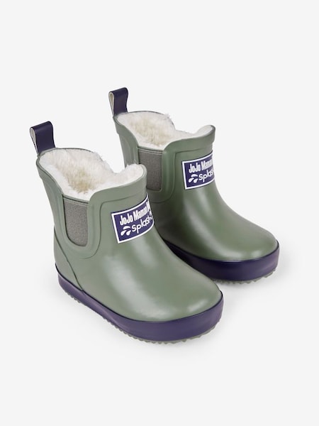 Khaki Cosy Lined Ankle Wellies (578216) | £23.50
