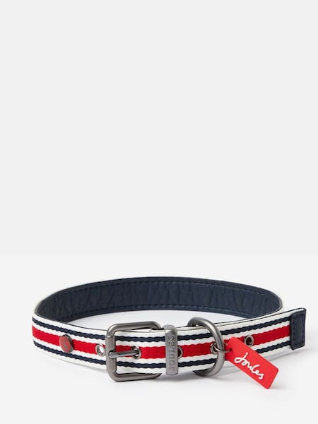 Blue Striped Adjustable Dog Collar (578869) | £14 - £16