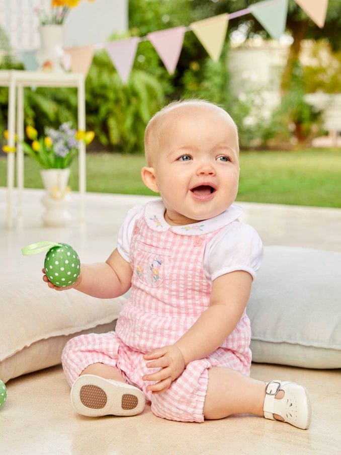 Baby girl dungarees 9 12 months hotsell