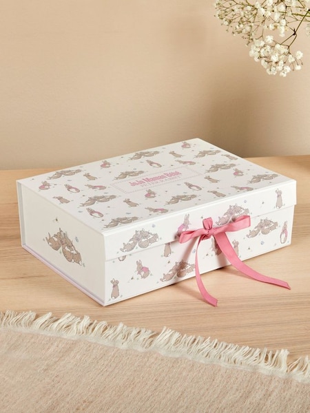 White Medium Flopsy Bunny Gift Box (581344) | £3.50