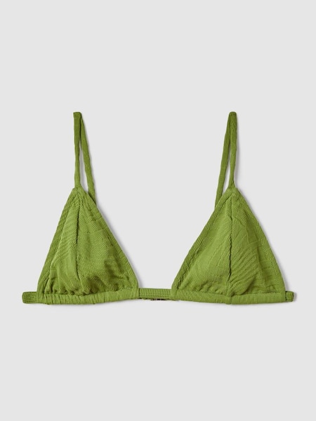 FELLA Triangle Bikini Top in Fern Green (586551) | £120