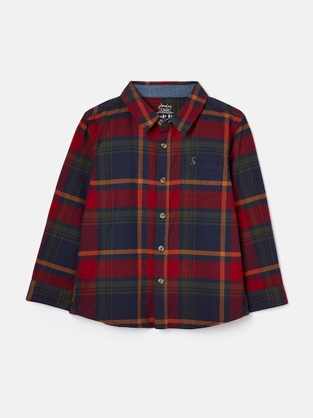 Buchannan Red Checked Brushed Shirt (589911) | £22.95 - £28.95