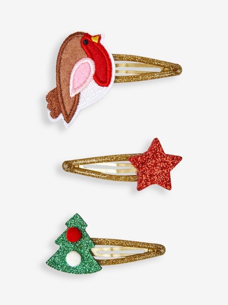 3 Pack Christmas Clips in Multi (595080) | £7.50