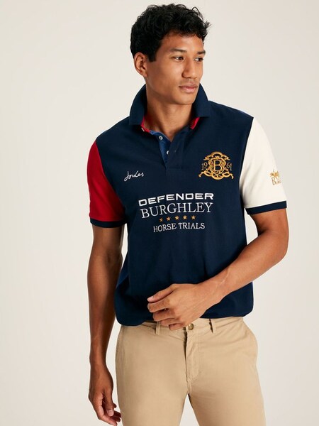 Official Burghley Blue Polo Shirt (599244) | £44