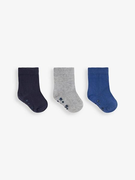 Grey 3-Pack Short Cotton Socks (599807) | £9.50