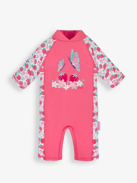 Pink 1-Piece Butterfly UPF 50 Sun Protection Suit (608842) | £13