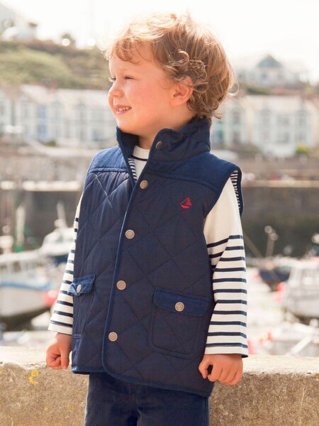 Navy Boys' Quilted Gilet (610190) | £23