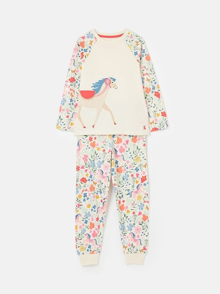 Doze Days Cream Printed Pyjama Set (611019) | £26.95 - £32.95