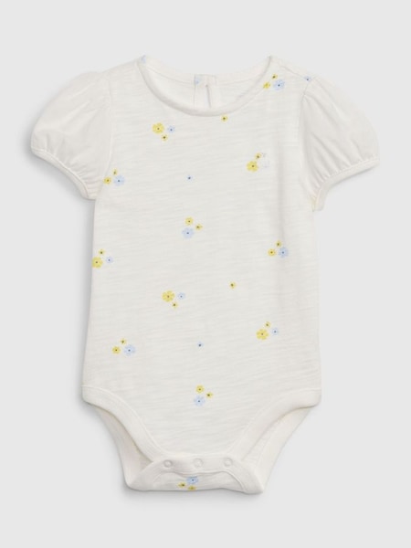 Multi Puff Sleeve Floral Bodysuit (Newborn-24mths) (612618) | £12
