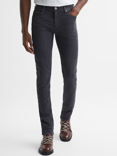 Paige High Slim Fit Stretch Jeans in Black (615667) | £230
