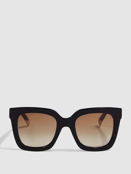Missoni Eyewear Cat Eye Tortoiseshell Sunglasses in Black (620170) | £245