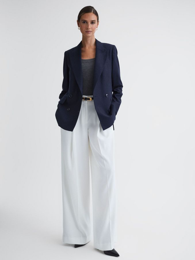 Buy Women s Blue BLAZER Sale Online Reiss UK