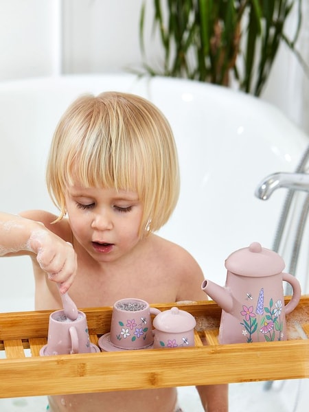 Pink Pretty Silicone Bath Toy Teaset (628536) | £24
