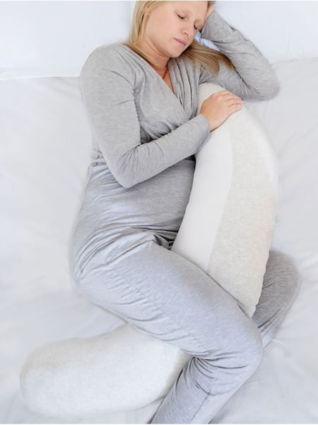 Purflo Minimal Grey Breathe Pregnancy Pillow in (640654) | £59