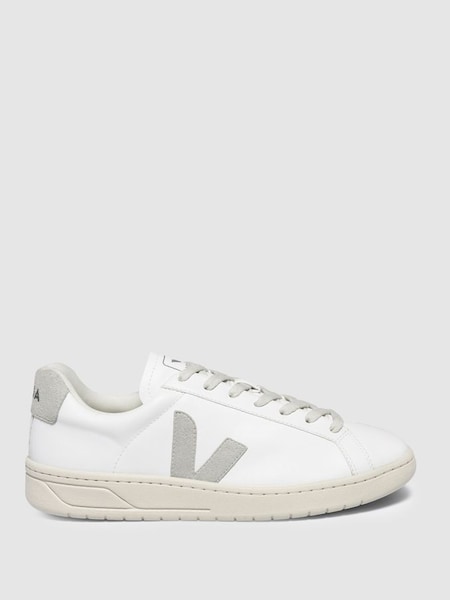 Veja Vegan Leather Trainers in White/Natural (642368) | £145
