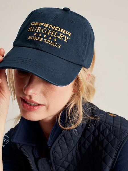 Burghley Navy Embroidered Baseball Cap (647911) | £14.95