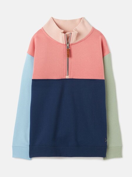 Elliot Navy Blue Quarter Zip Sweatshirt (648702) | £29.95 - £35.95