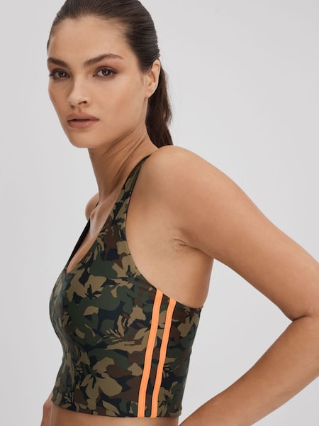 The Upside Camouflage Sports Bra in Camo (662110) | £89