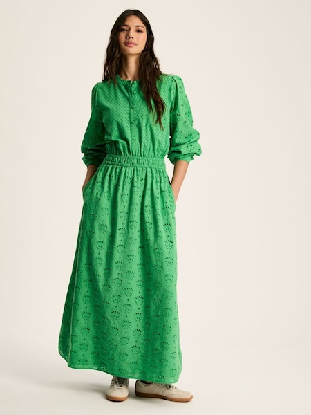 Cassie Green Broderie Maxi Dress (663088) | £89.95