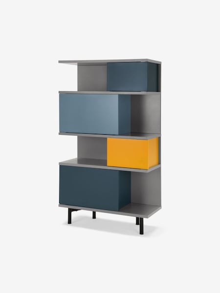 Fowler Tall Shelving Unit in Blue (672481) | £499
