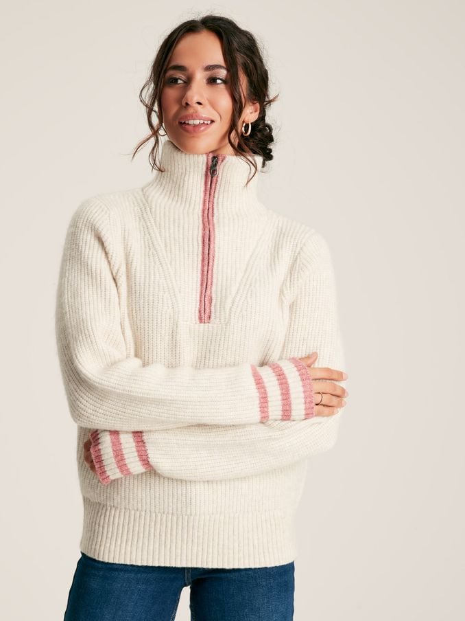 Joules pink jumper top