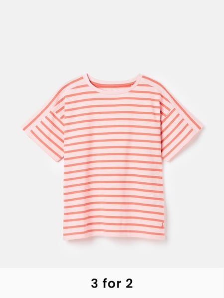 Betty Pink Striped Short Sleeve T-Shirt (692771) | £12.95 - £14.95