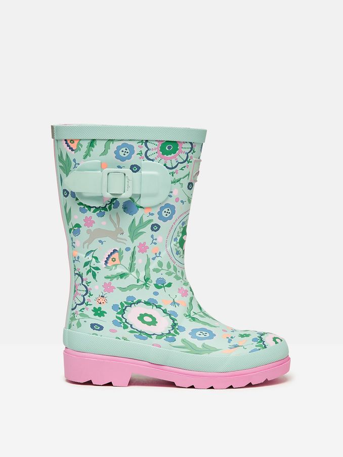 Girls Wellies Paisley Unicorn Wellies Joules
