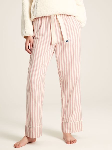 Stella Pink Striped Cotton Pyjama Bottoms (719726) | £34.95