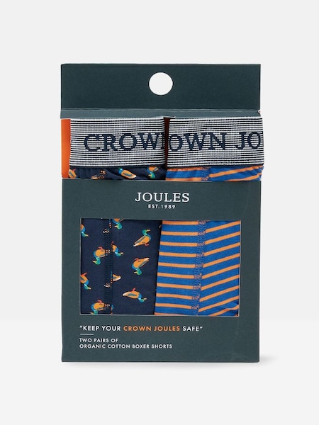 Crown Joules Navy Duck Goose Underwear 2 Pack (756337) | £19.95
