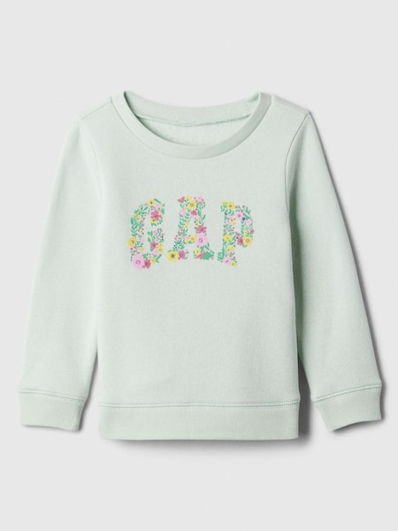 Green Floral Graphic Logo Baby Sweatshirt (Newborn-5yrs) (761111) | £15