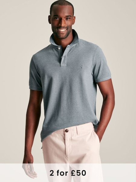 Woody Grey Cotton Polo Shirt (771460) | £29.95