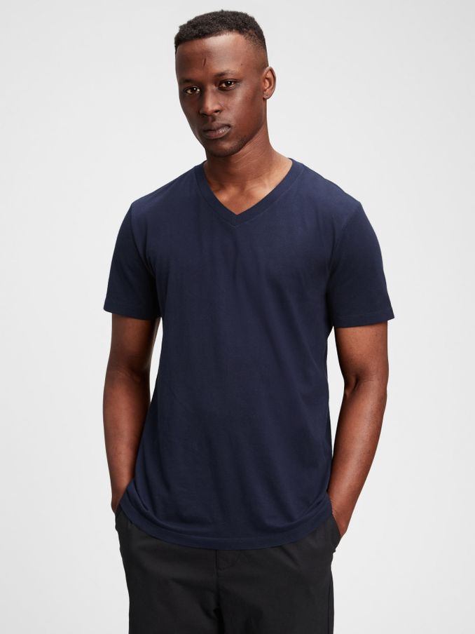 Men s V Neck Tops Gap UK