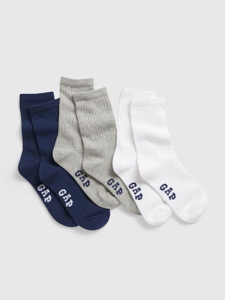 Grey Crew Logo Socks 3-Pack (783013) | £8