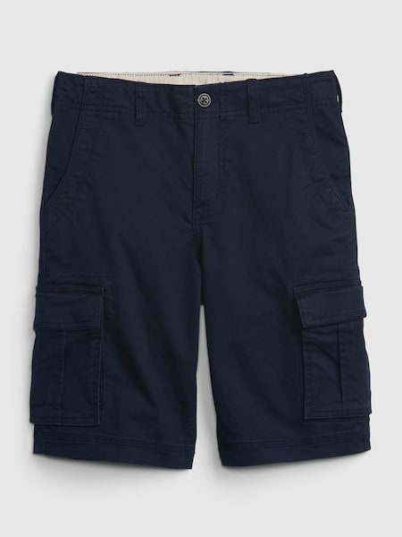 Navy Cotton Twill Cargo Shorts (5-13yrs) (806439) | £25