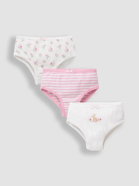 Pink Bunny 3-Pack Girls' Knickers (831689) | £12
