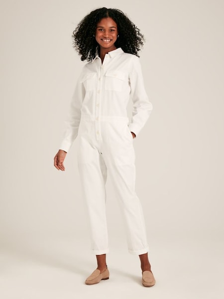 Ecru White Long Sleeve Boilersuit (838652) | £89.95