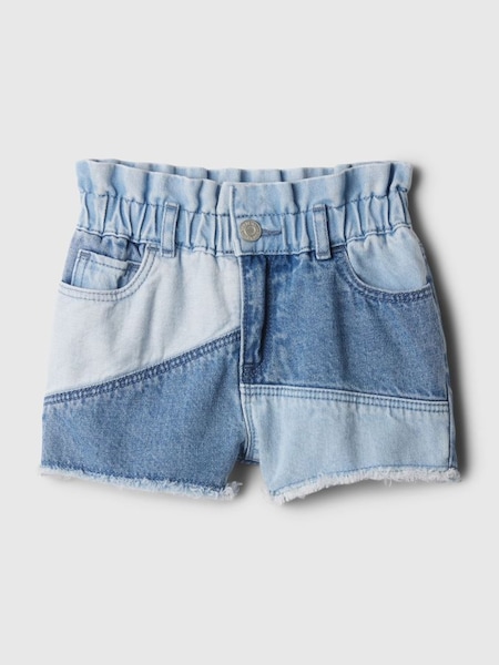 Navy/Blue Ruffle Mom Shorts (840723) | £15