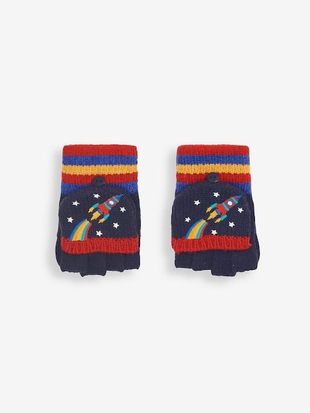 Rocket Embroidered Gloves in Rocket (84Z917) | £14