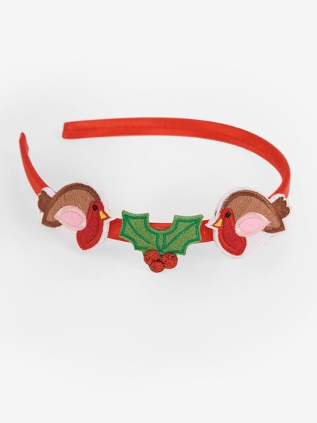 Girls' Christmas Hairband in Red (850318) | £7.50