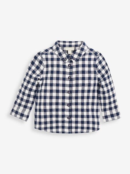 Gingham Shirt in Navy (85A936) | £8