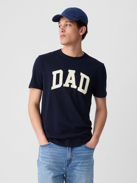 Navy/Blue Everyday Soft Dad Graphic Short Sleeve Crew Neck T-Shirt (860742) | £14