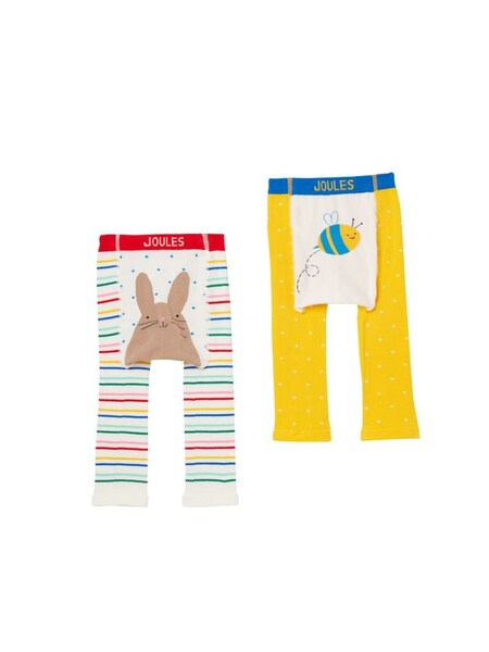 Lively Yellow Character Leggings 2 Pack (866858) | £8