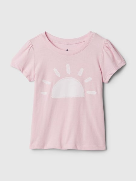 Pink Short Sleeve Crew Neck T-Shirt (Newborn-5yrs) (867719) | £8