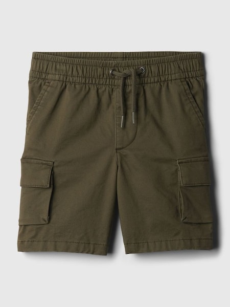 Green Cotton Twill Pull On Cargo Shorts (6mths-5yrs) (867918) | £18