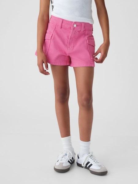 Pink High Rise Shorts (6yrs-13yrs) (873642) | £22