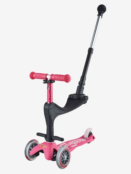 Pink Mini Micro 3-in-1 Deluxe Push Along Scooter Pink (878038) | £110