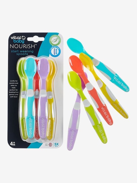 Vital Baby NOURISH Start Weaning Spoons 5-pack (888741) | £3.50