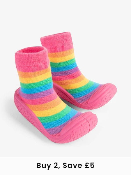 Rainbow Girls' Indoor Outdoor Slipper Socks (888930) | £14.50
