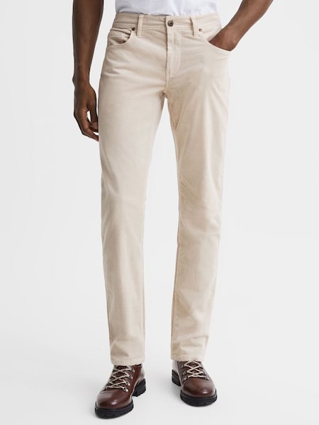 Paige Corduroy Jeans in Ivory Cream (899889) | £240